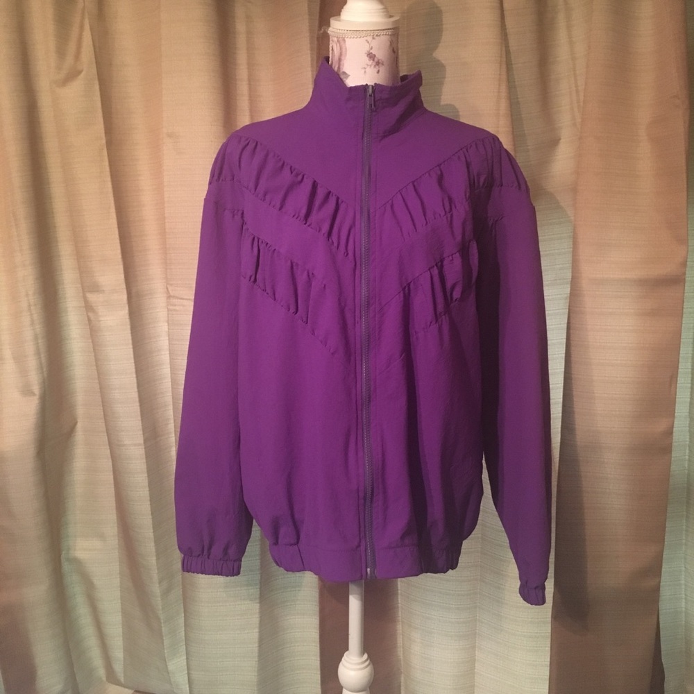 Vintage track zipper up